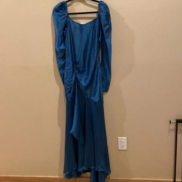 - Rococo Sand Poppy Turquoise Maxi Dress  NWT  Retail $498  Size S - Picture 7 of 10